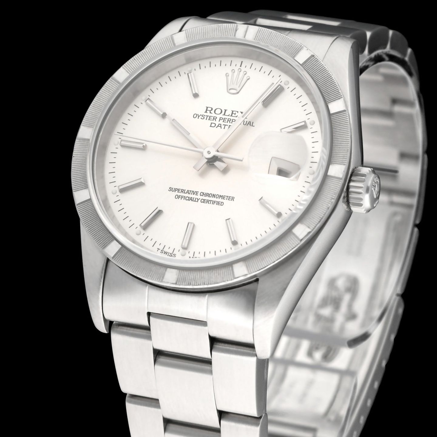 Rolex Oyster Perpetual Date 15210 (1996) - 34 mm Steel case (6/7)