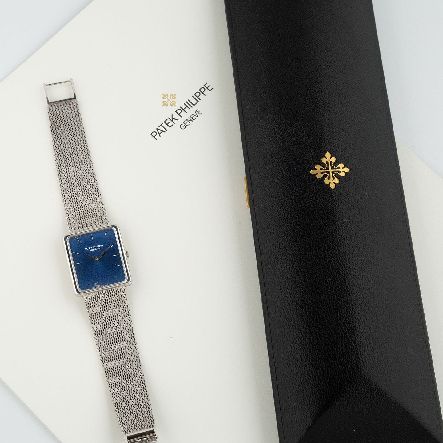 Patek Philippe Gondolo 3599 (1978) - Blauw wijzerplaat 28mm (8/8)