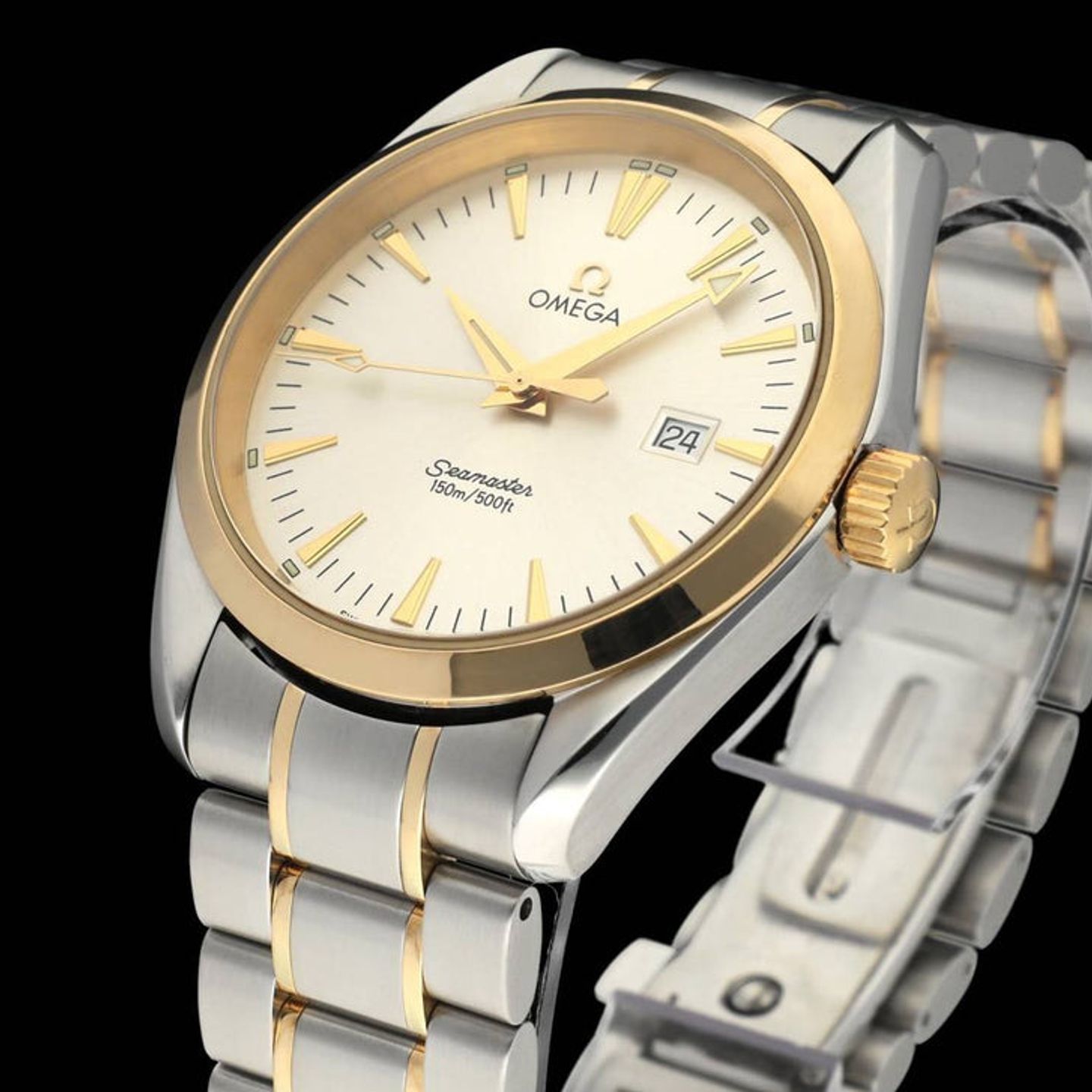 Omega Seamaster Aqua Terra 2317.30.00 (1998) - Silver dial 39 mm Gold/Steel case (7/7)