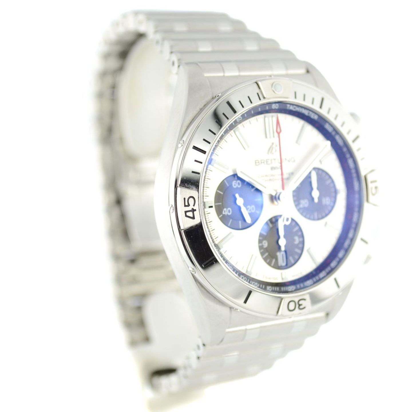 Breitling Chronomat 42 AB0134101G1A1 (2024) - Zilver wijzerplaat 42mm Staal (6/7)