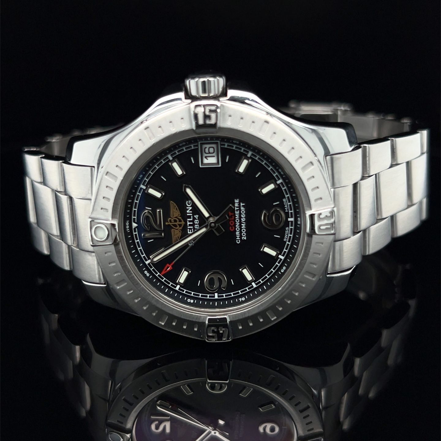 Breitling Colt 36 A74389 (2016) - 36mm Staal (7/8)