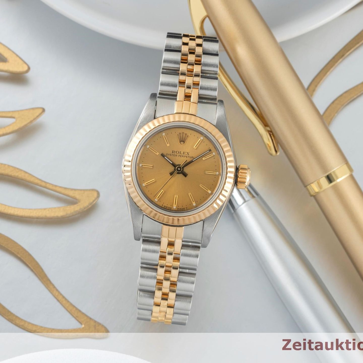 Rolex Oyster Perpetual 67193 (1987) - 26 mm Gold/Steel case (1/8)