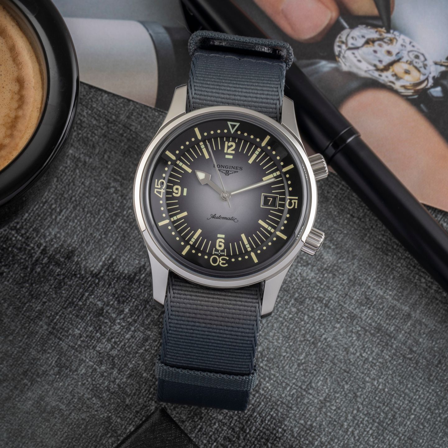 Longines Legend Diver L3.774.4.70.2 - (1/8)