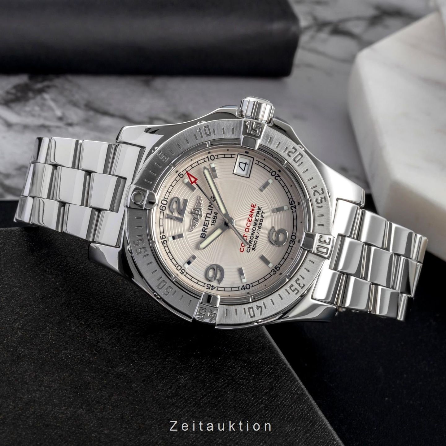 Breitling Colt Oceane A77380 (2006) - White dial 33 mm Steel case (2/8)