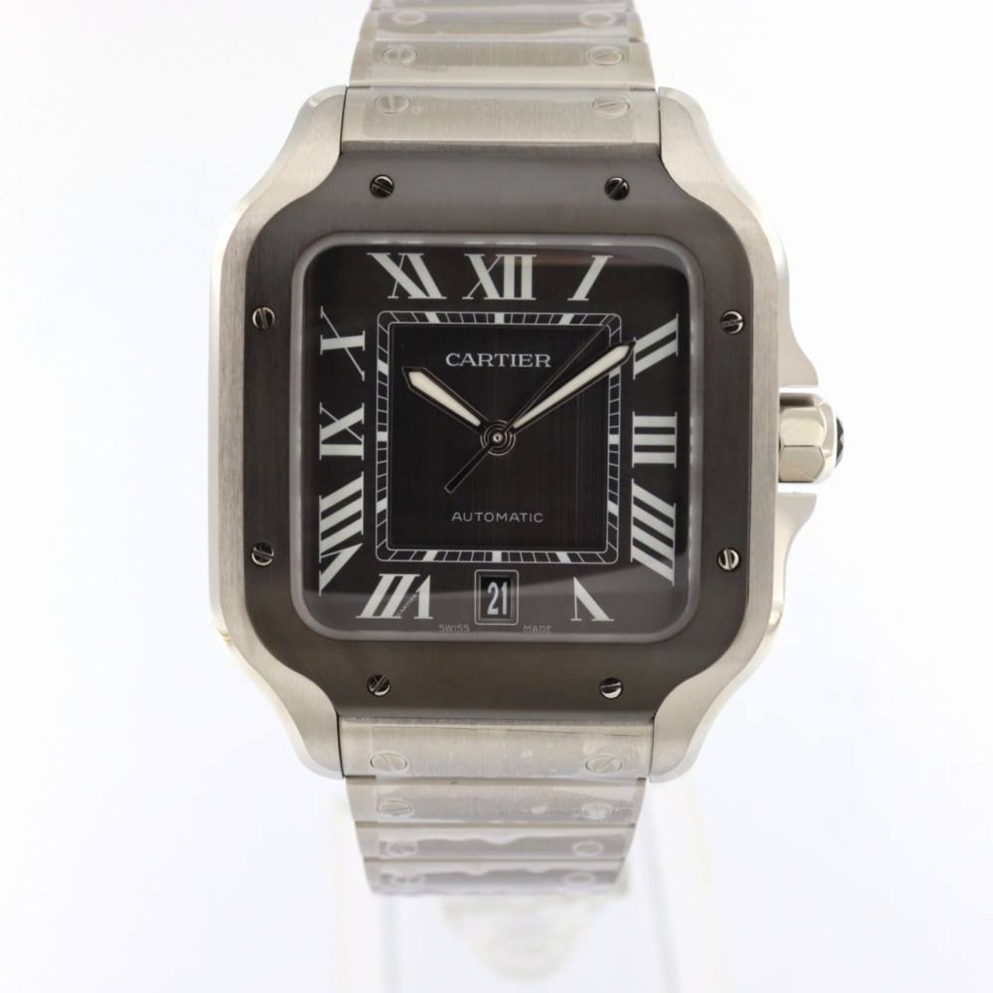 Cartier Santos WSSA0037 (2026) - Grey dial 40 mm Steel case (1/7)