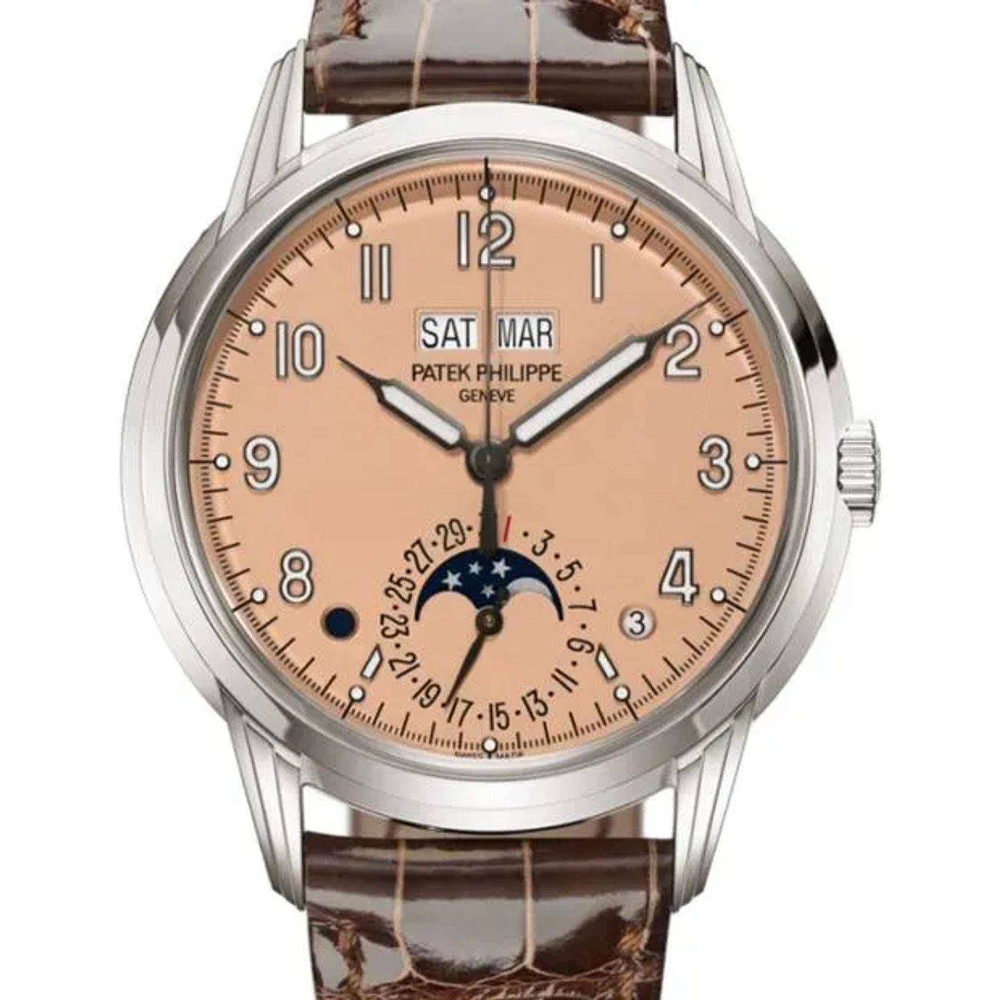 Patek Philippe Perpetual Calendar 5320G-011 (2024) - Roze wijzerplaat 40mm Witgoud (6/6)