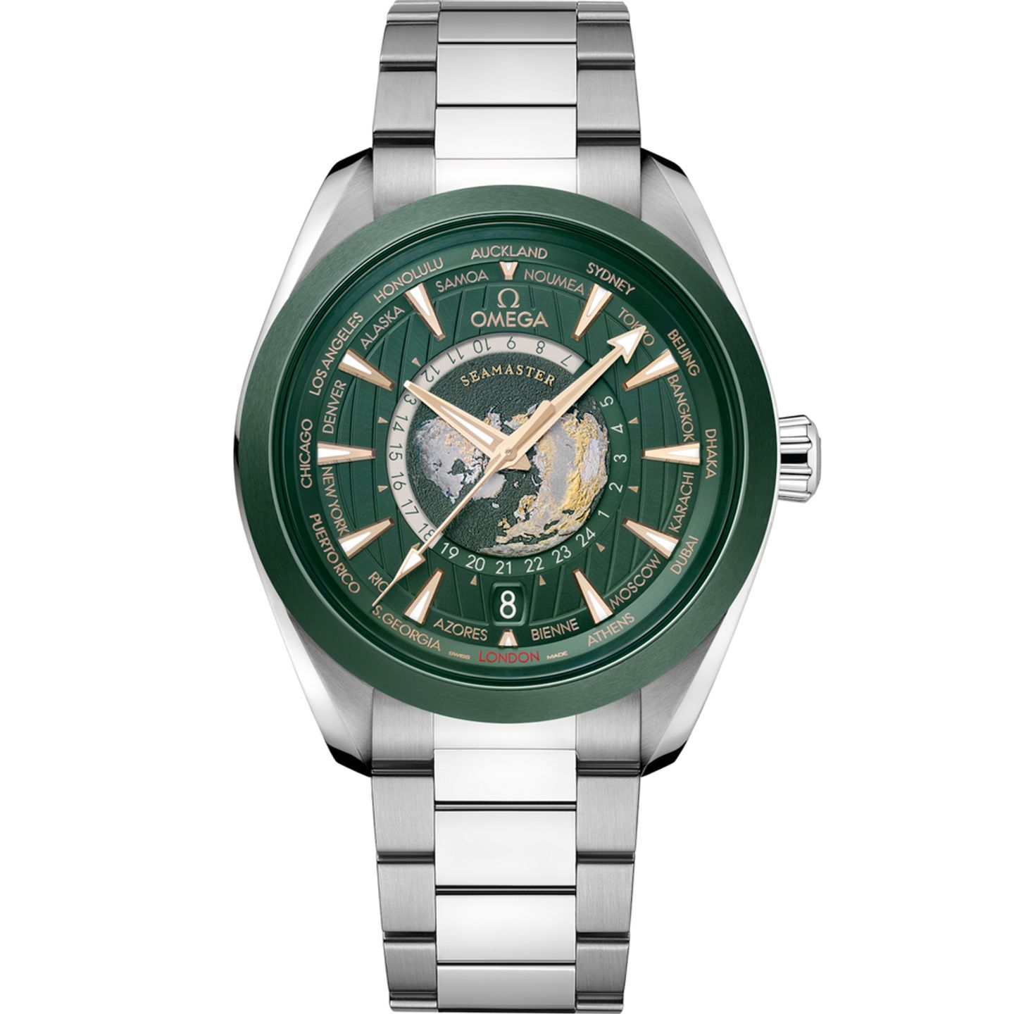 Omega Seamaster Aqua Terra 220.30.43.22.10.001 (2025) - Groen wijzerplaat 43mm Staal (1/1)