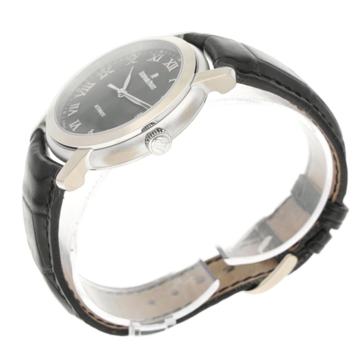 Audemars Piguet Jules Audemars 15120BC.OO.A002CR.03 (2007) - Black dial 39 mm White Gold case (4/8)