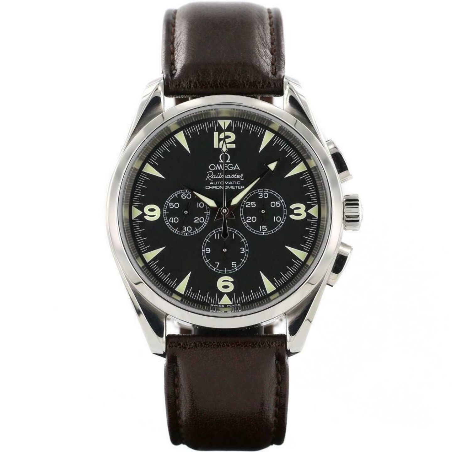 Omega Seamaster Railmaster 2812.52.37 (2005) - Black dial 42 mm Steel case (2/2)