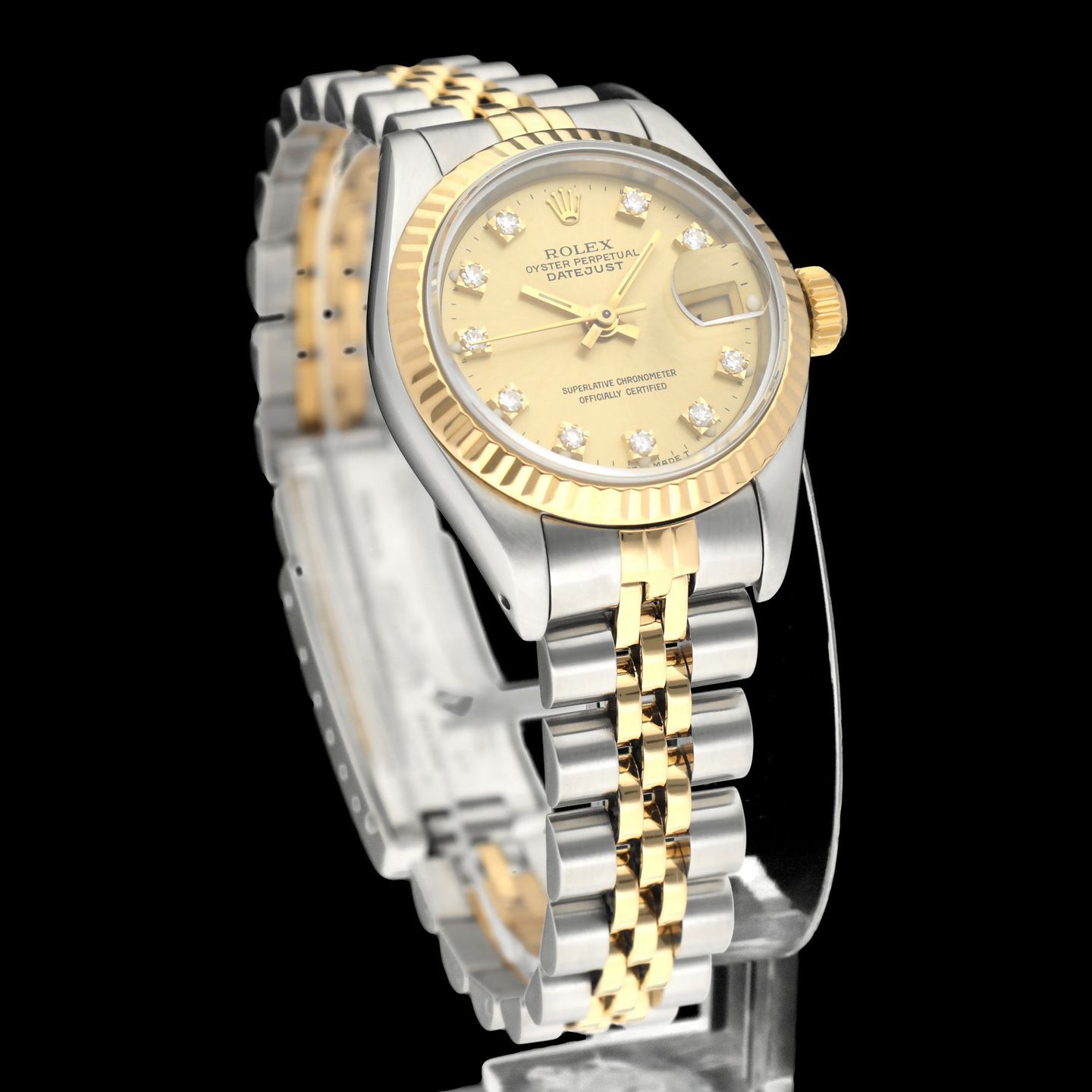 Rolex Lady-Datejust 69173G (1990) - 26 mm Gold/Steel case (4/8)