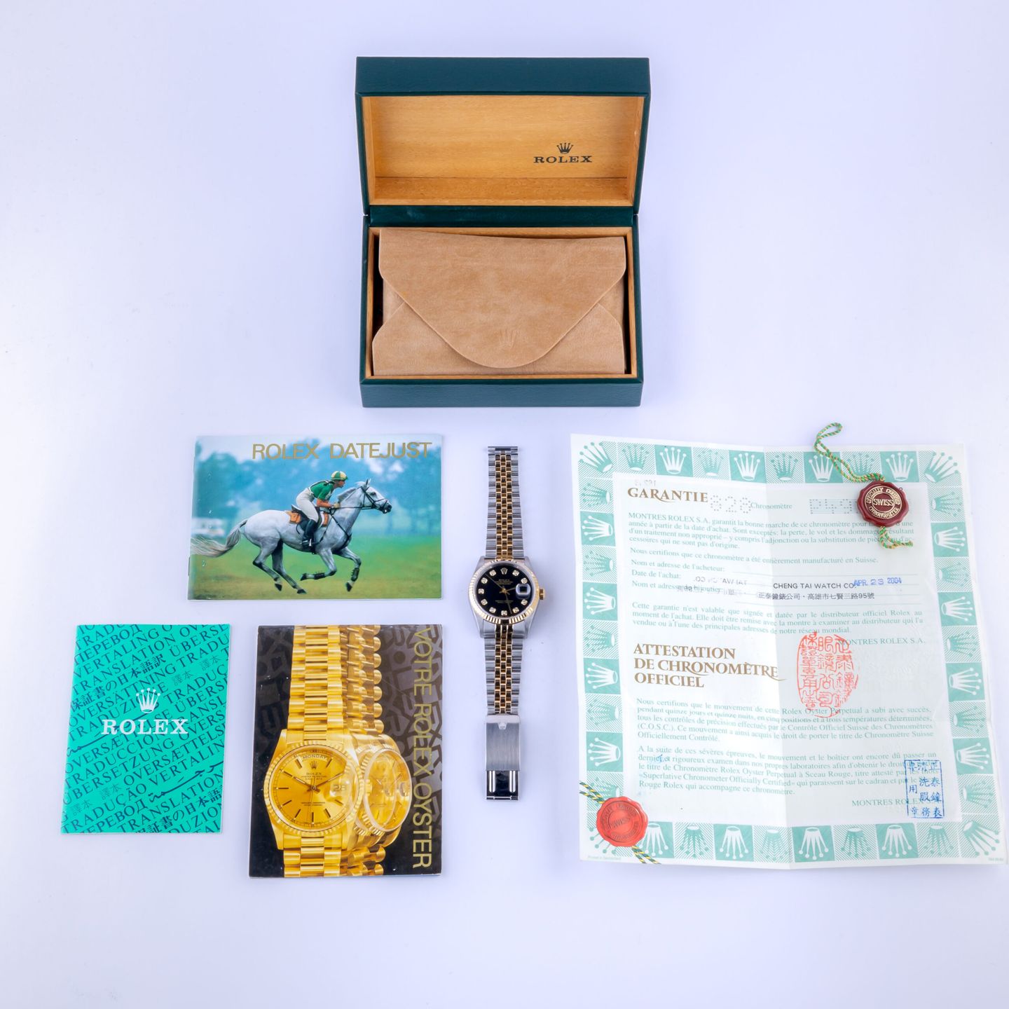Rolex Datejust 36 16233 (2000) - 36mm Goud/Staal (8/8)