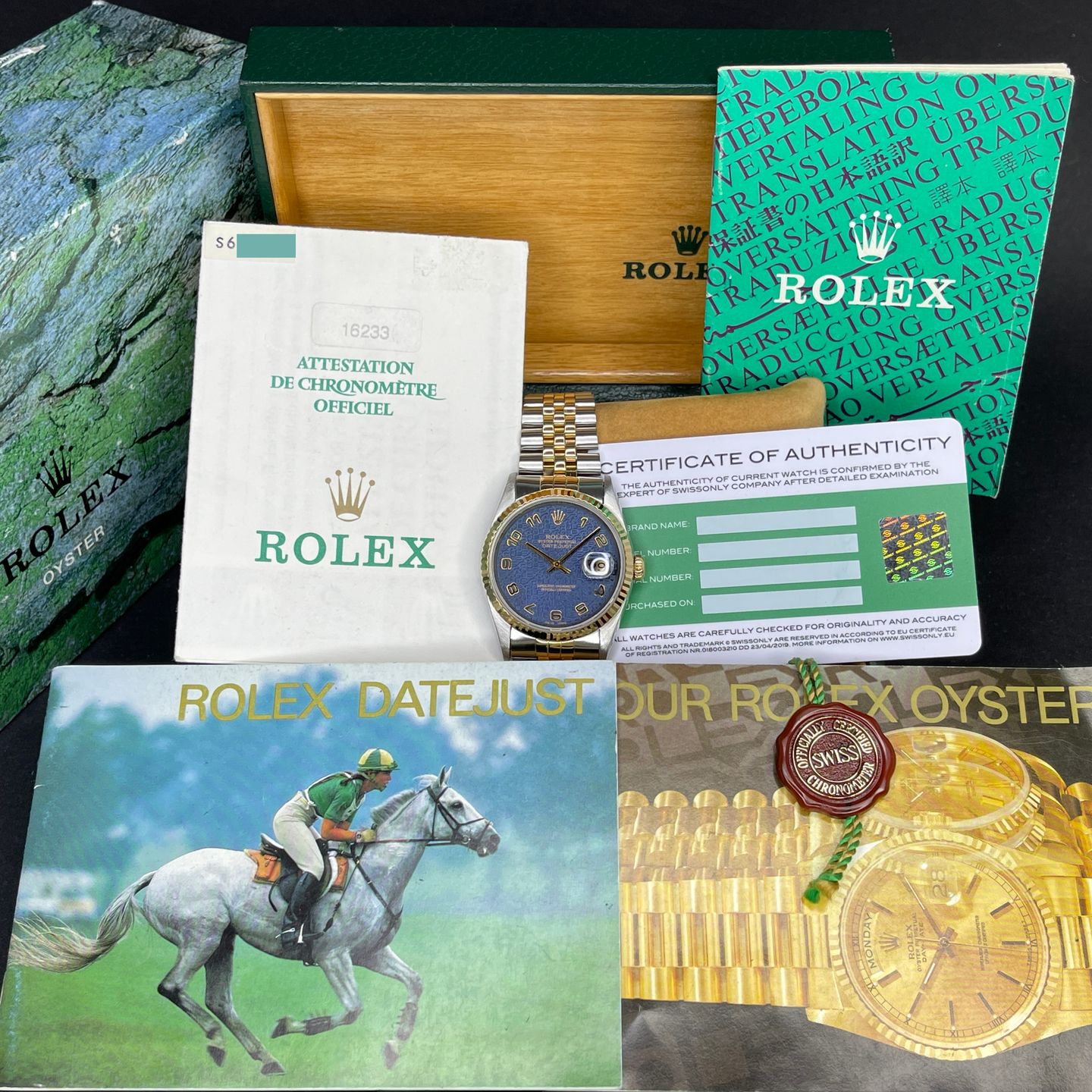 Rolex Datejust 36 16233 (1993) - 36mm Goud/Staal (2/7)