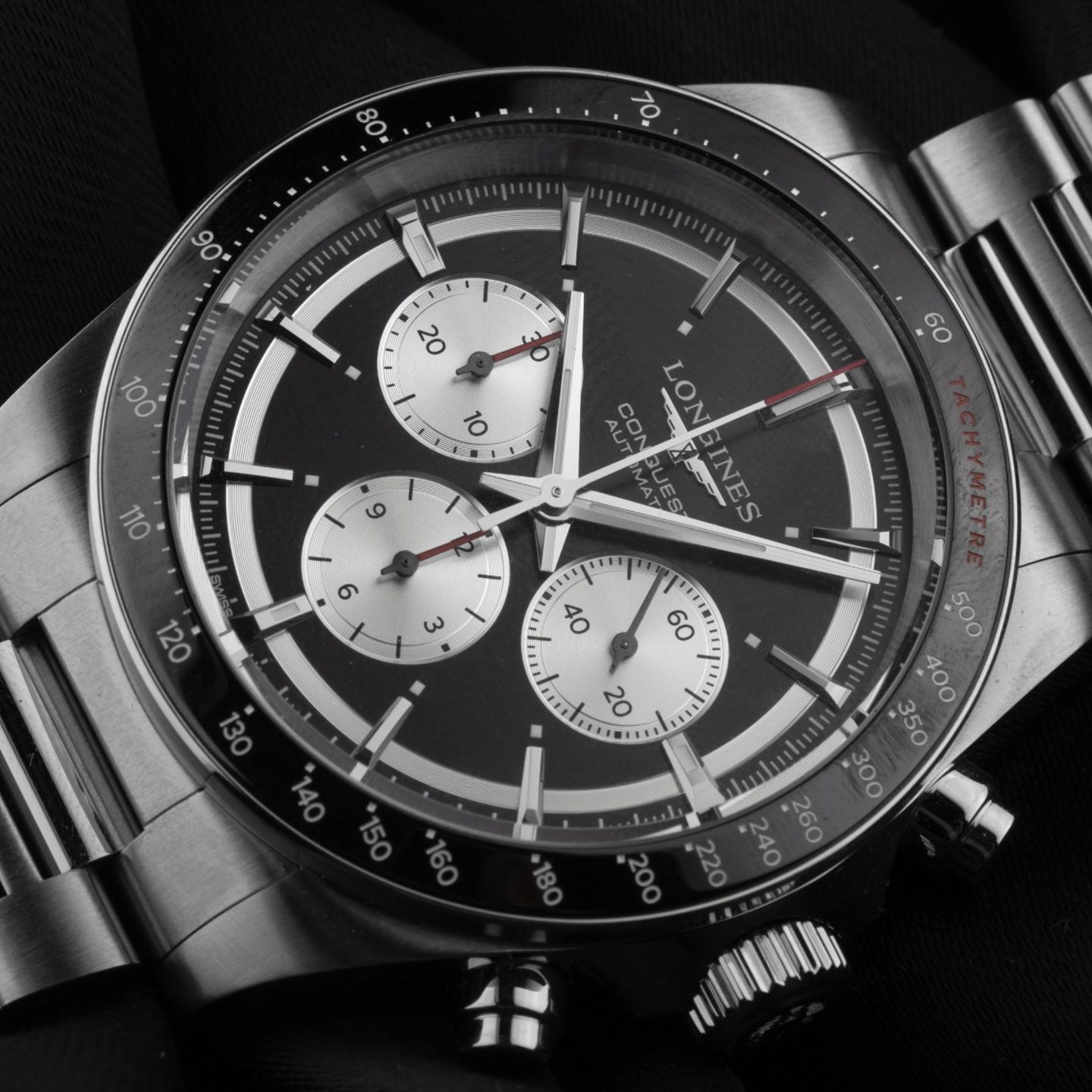 Longines Conquest L3.835.4.52.6 (2025) - Black dial 42 mm Steel case (3/7)