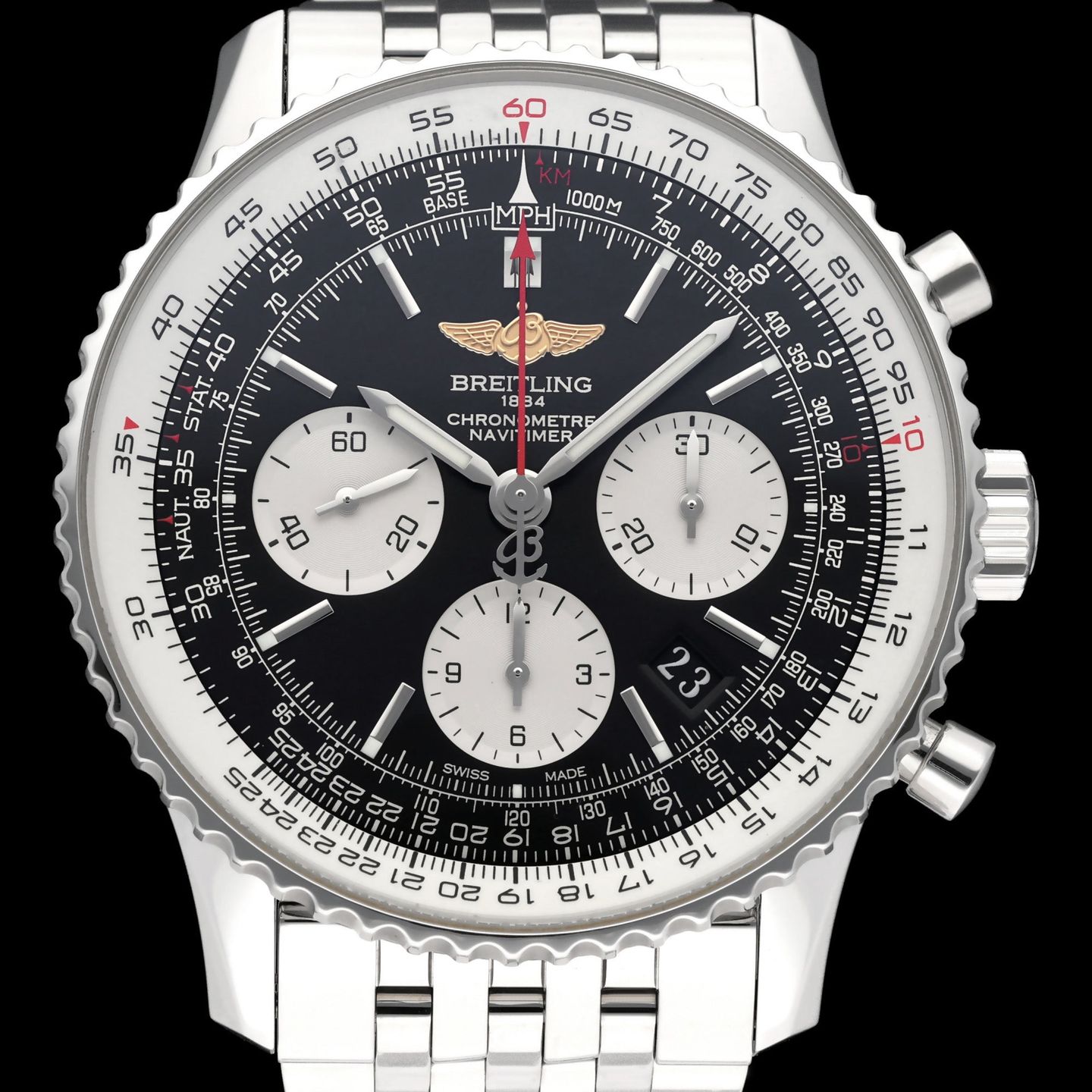 Breitling Navitimer 01 AB0120 (2017) - 43mm Staal (1/8)