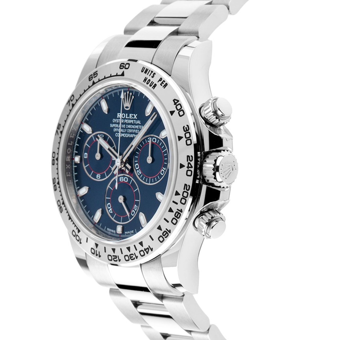 Rolex Daytona 116509 (2022) - Blue dial 40 mm White Gold case (4/8)