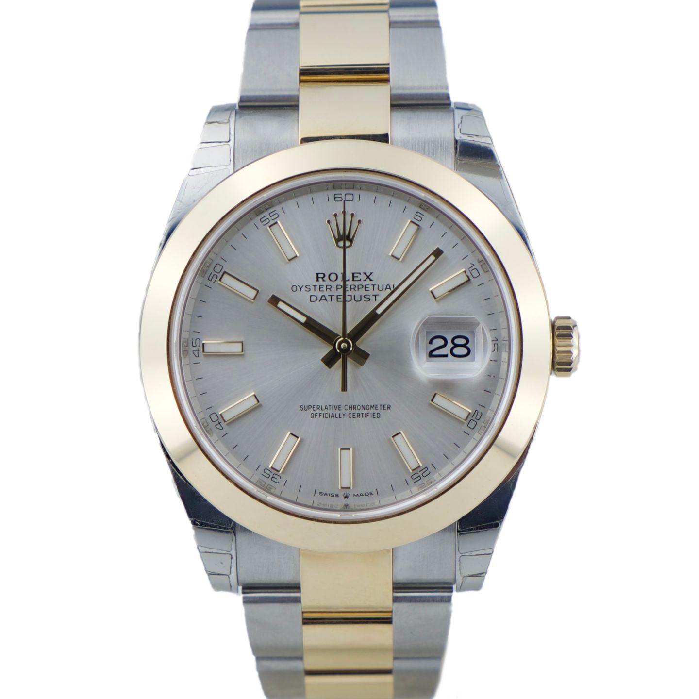 Rolex Datejust 41 126303 (2018) - Silver dial 41 mm Gold/Steel case (1/1)
