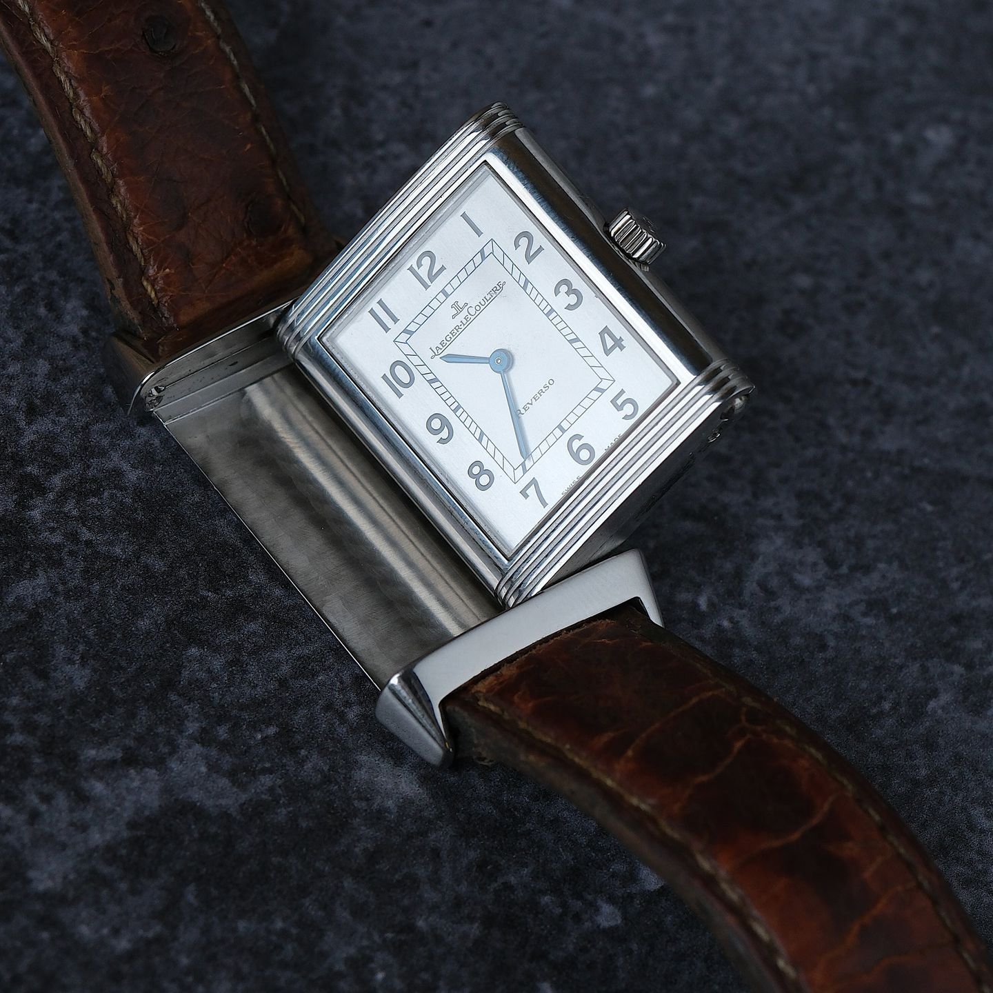 Jaeger-LeCoultre Reverso Classique 252.8.86 (Unknown (random serial)) - Silver dial 23 mm Steel case (6/7)