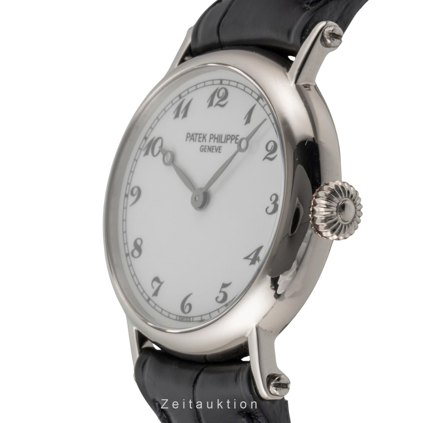 Patek Philippe Calatrava 4860 (2000) - White dial 27 mm White Gold case (5/8)