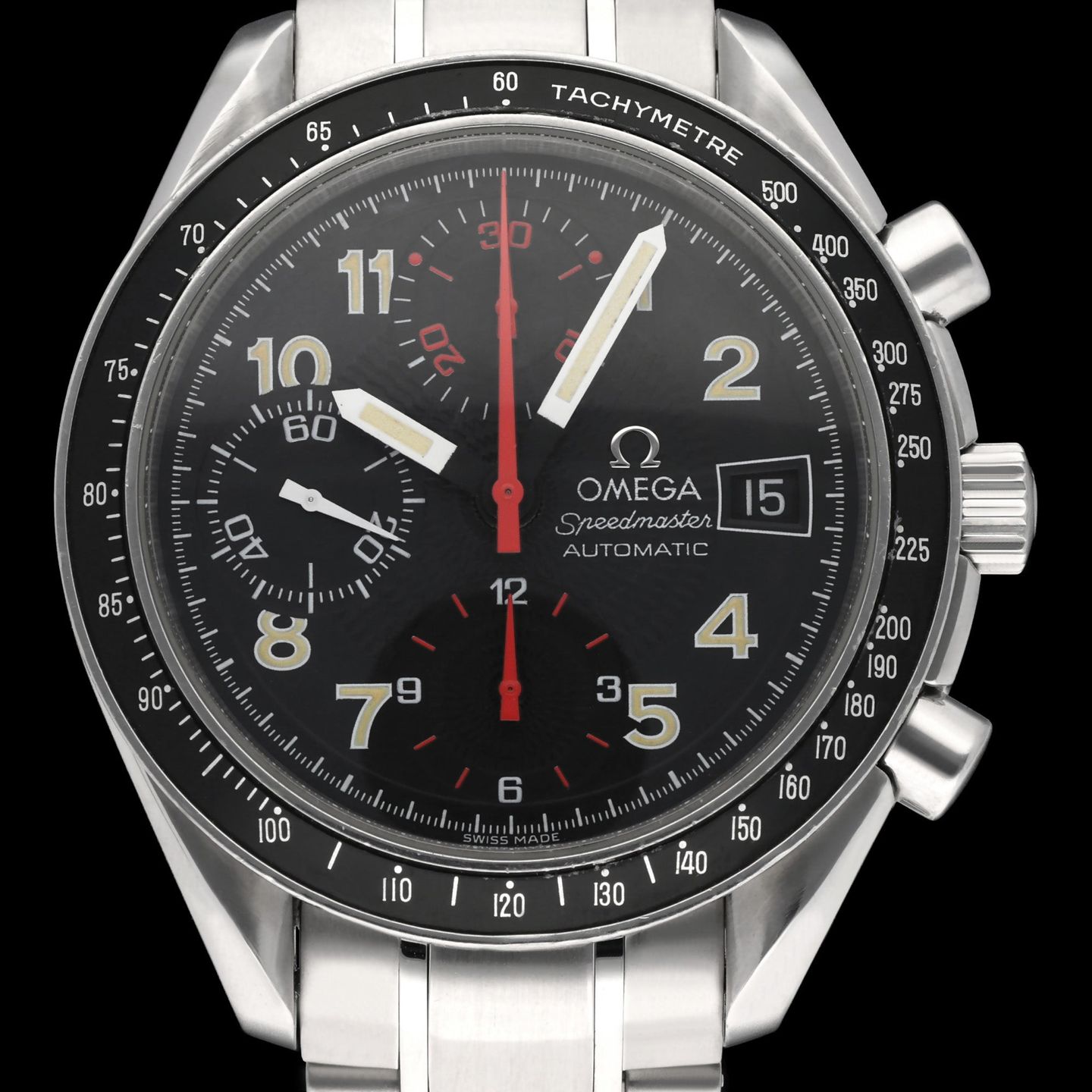 Omega Speedmaster 3513.53.00 (1995) - Black dial 39 mm Steel case (1/8)