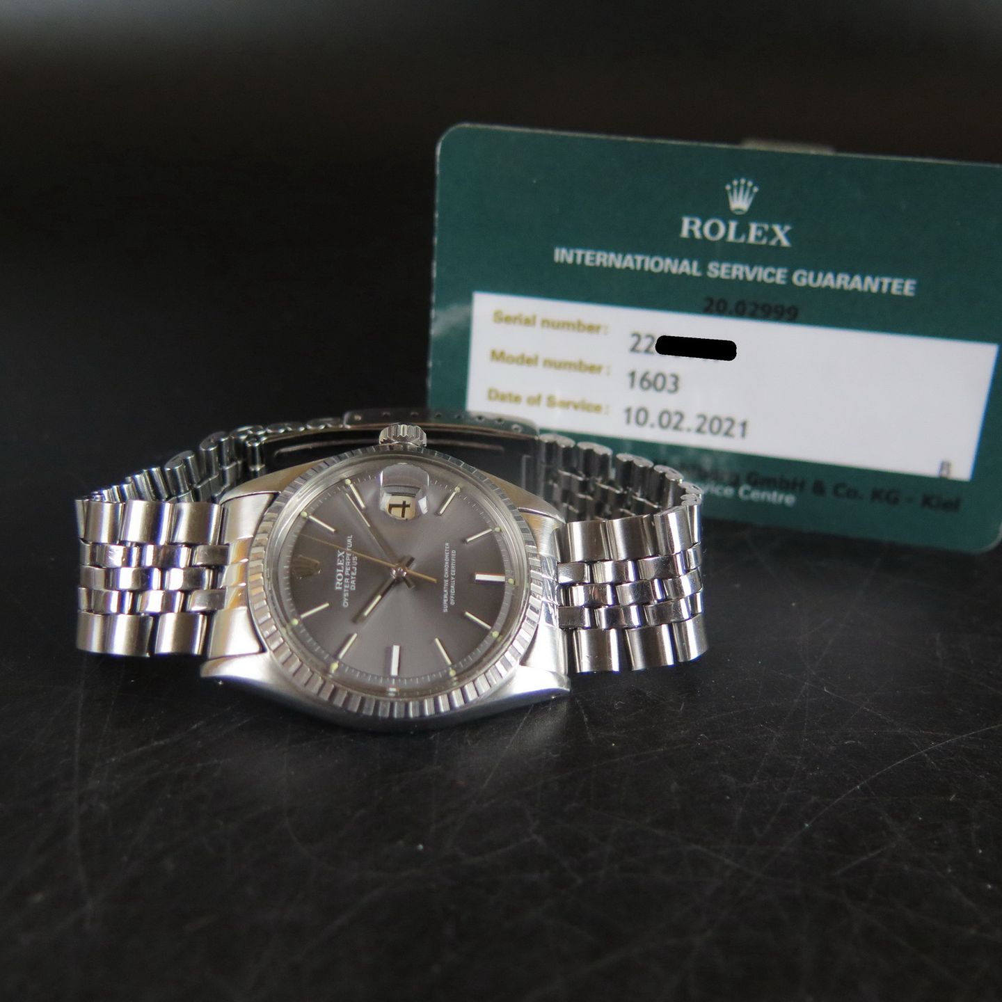 Rolex Oyster Perpetual 36 116034 (1969) - 36mm Staal (4/4)
