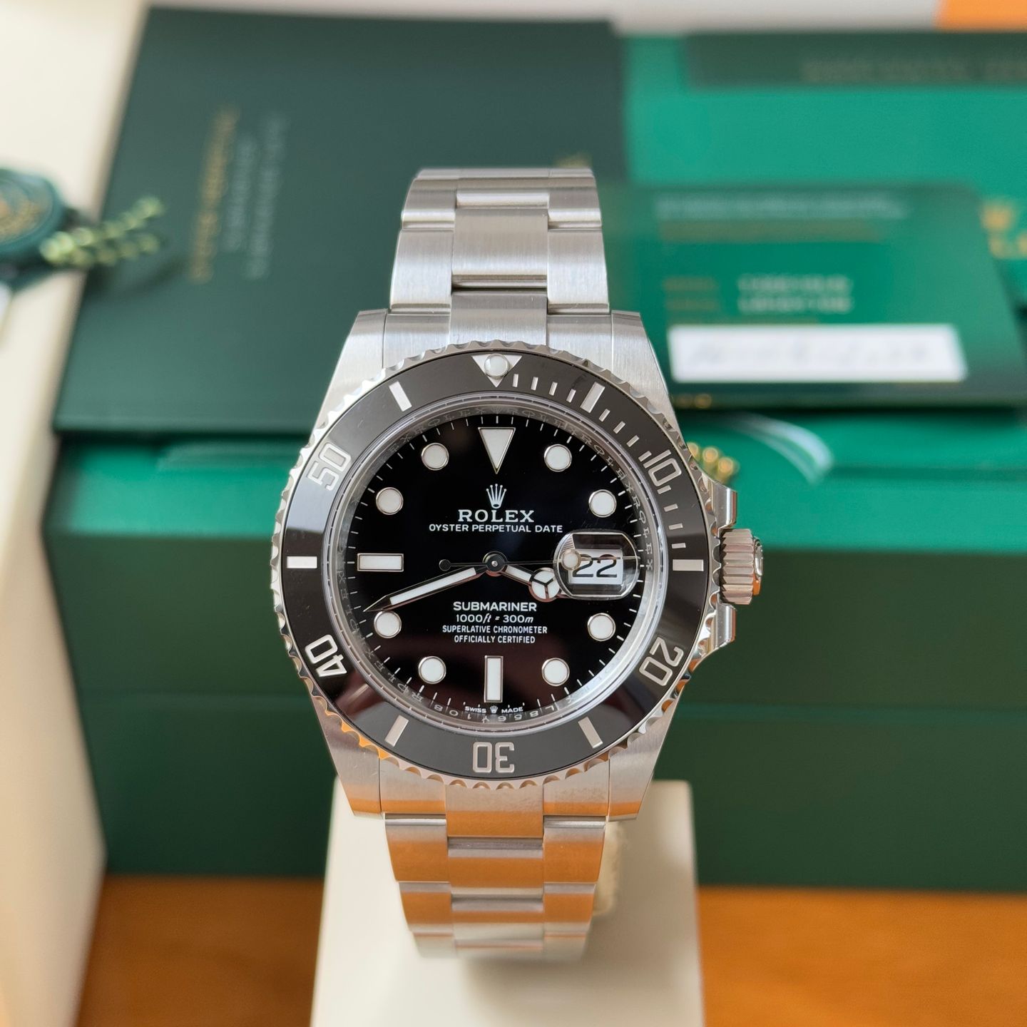 Rolex Submariner Date 126610LN (2025) - Zwart wijzerplaat 41mm Staal (1/7)