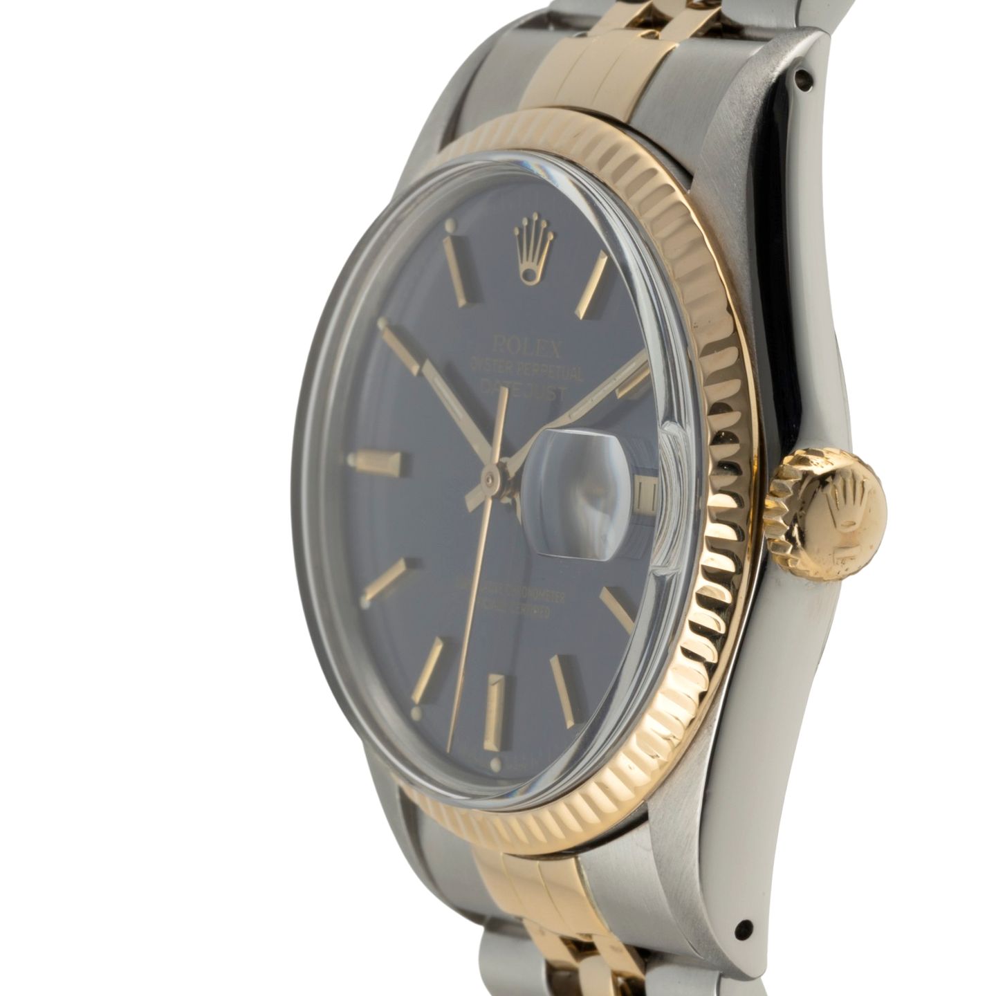 Rolex Datejust 36 16013 (1985) - Blauw wijzerplaat 36mm Goud/Staal (6/8)