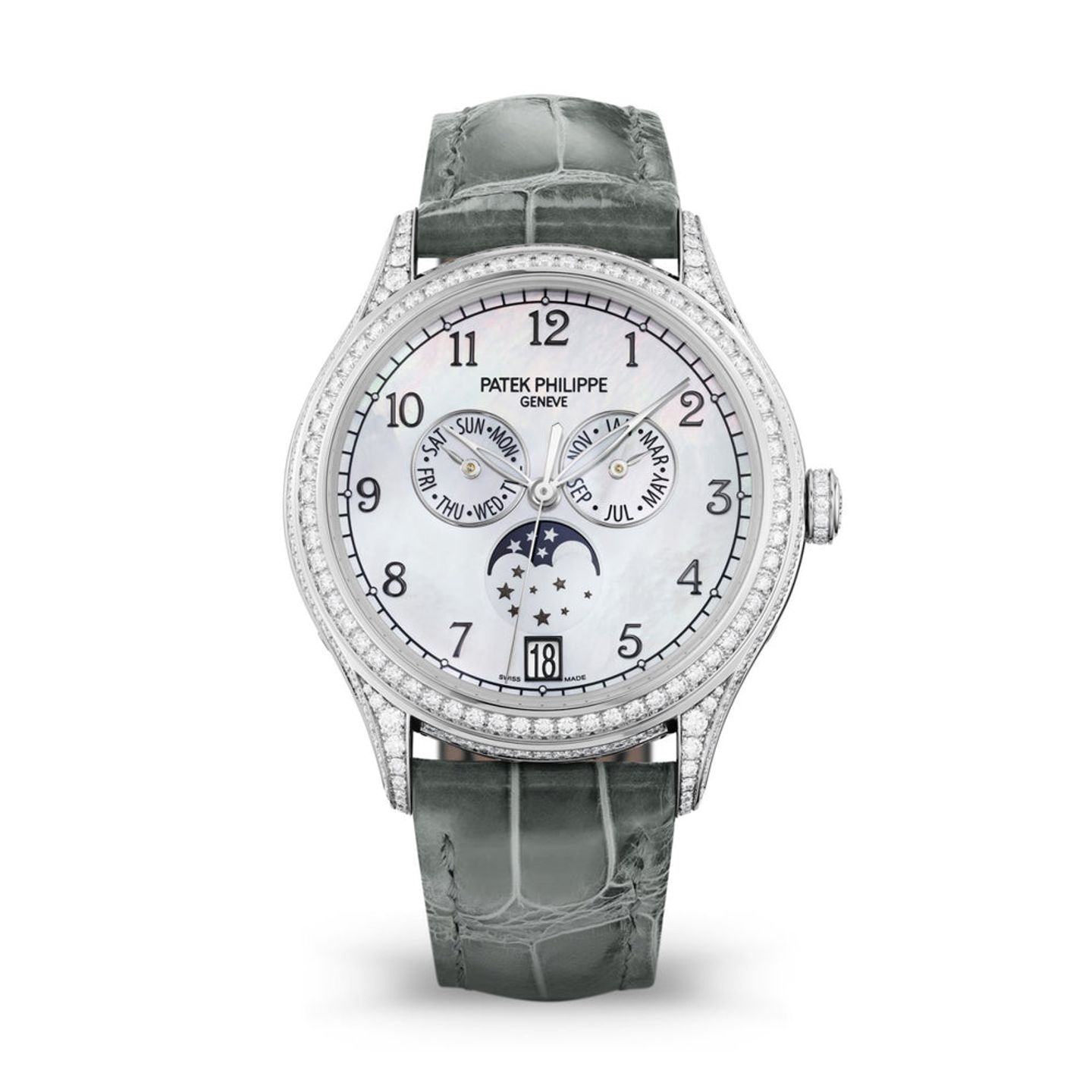 Patek Philippe Annual Calendar 4948G-010 (2025) - White dial 38 mm White Gold case (1/1)