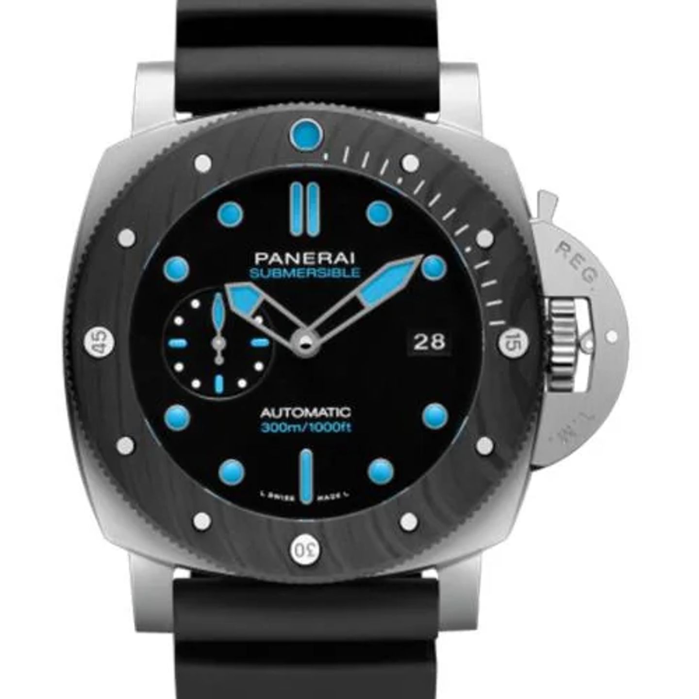 Panerai Luminor Submersible PAM00799 (2026) - Black dial 47 mm Carbon case (1/1)