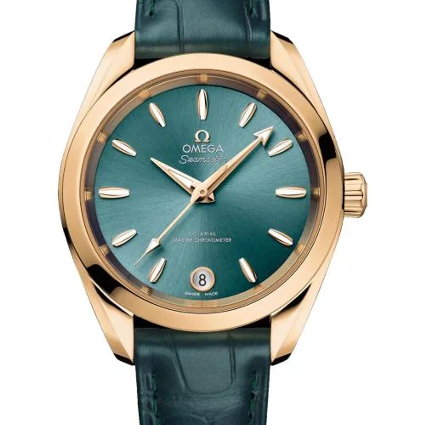 Omega Seamaster Aqua Terra 220.53.34.20.10.001 (2026) - Grijs wijzerplaat 34mm Geelgoud (1/1)