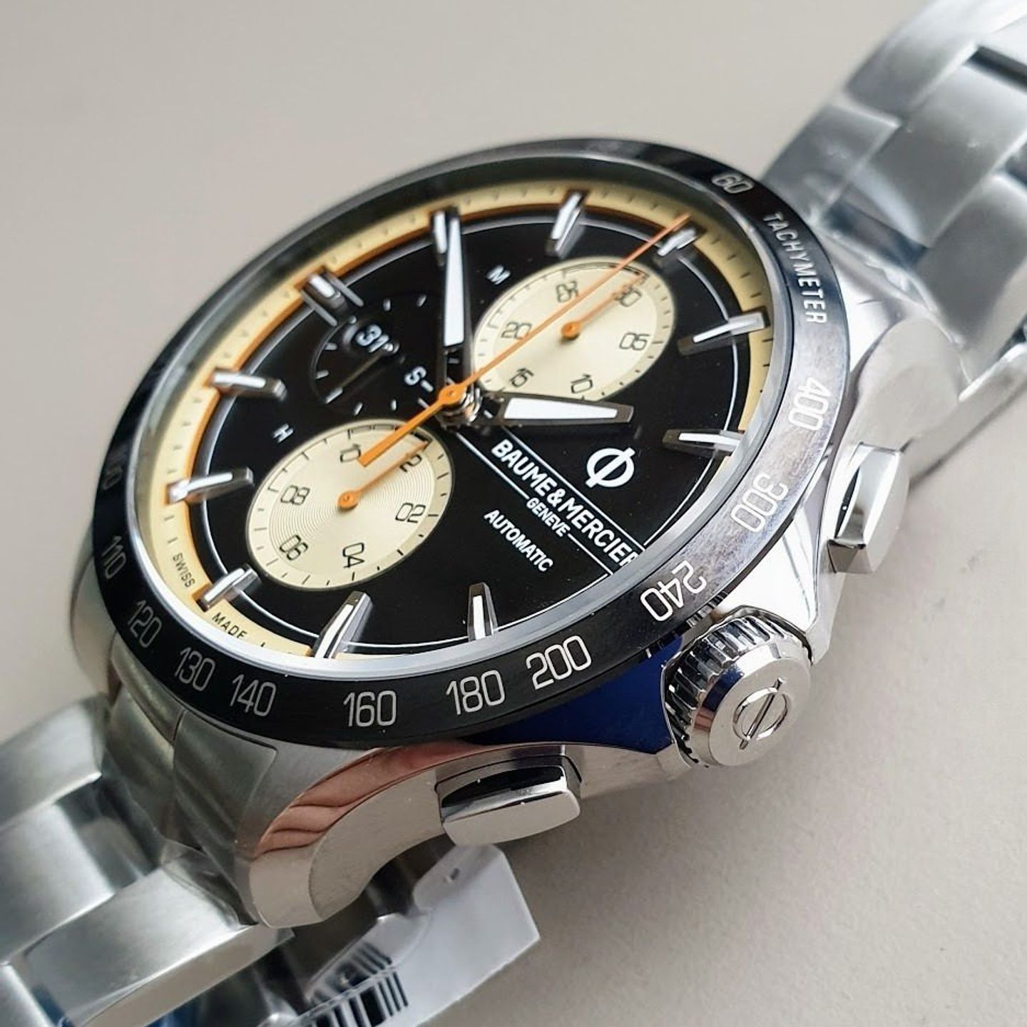 Baume & Mercier Clifton M0A10435 (2025) - Black dial 44 mm Steel case (3/8)