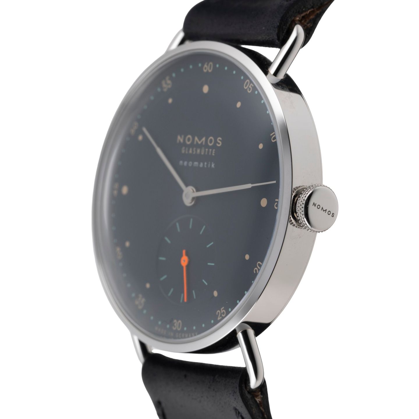 NOMOS Ludwig Automatik 271 (Onbekend (willekeurig serienummer)) - Wit wijzerplaat 40mm Staal (6/8)