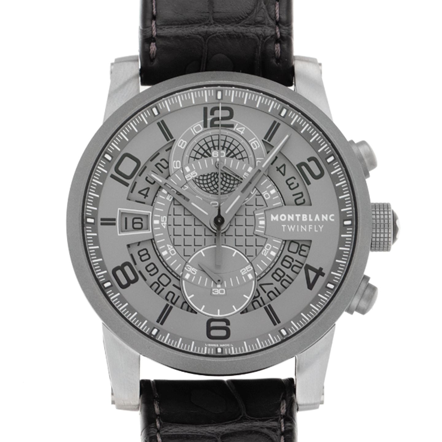 Montblanc Timewalker 107338 (Unknown (random serial)) - Grey dial 44 mm Titanium case (7/7)