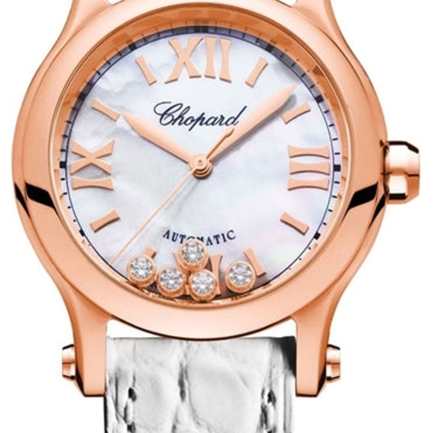 Chopard Happy Sport 274893-5009 (2026) - Parelmoer wijzerplaat 30mm Roségoud (1/1)
