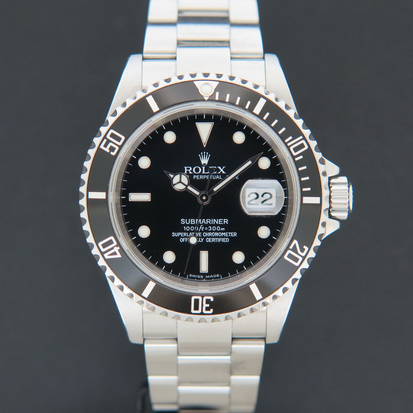 Rolex Submariner Date 116610BR (2006) - 40mm Staal (3/4)