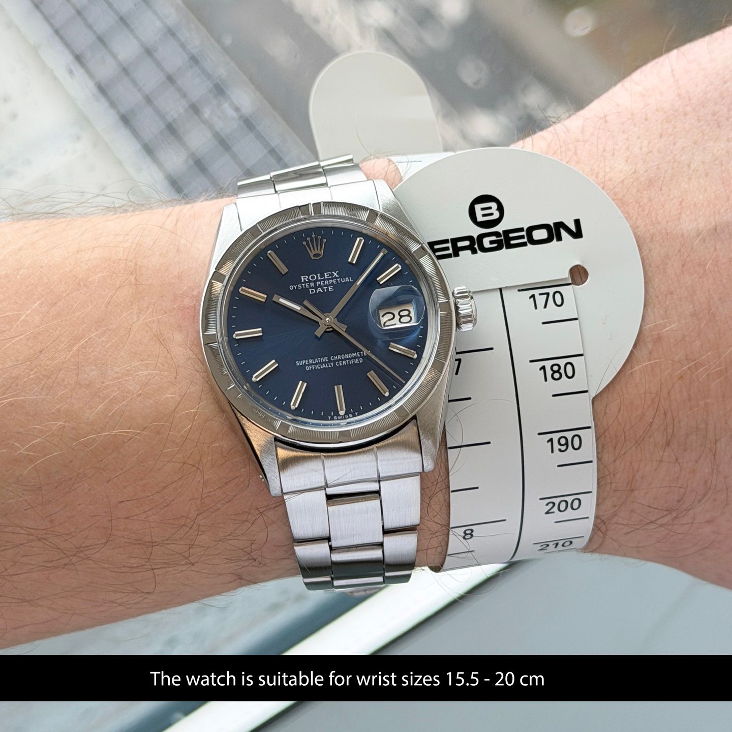 Rolex Oyster Perpetual Date 1501 (1970) - Black dial 34 mm Steel case (2/8)