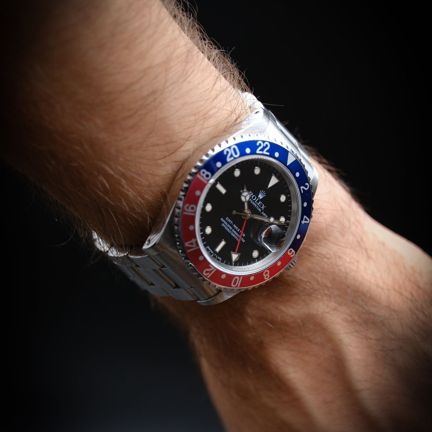 Rolex GMT-Master II 16710 (1993) - Zwart wijzerplaat 40mm Staal (2/4)