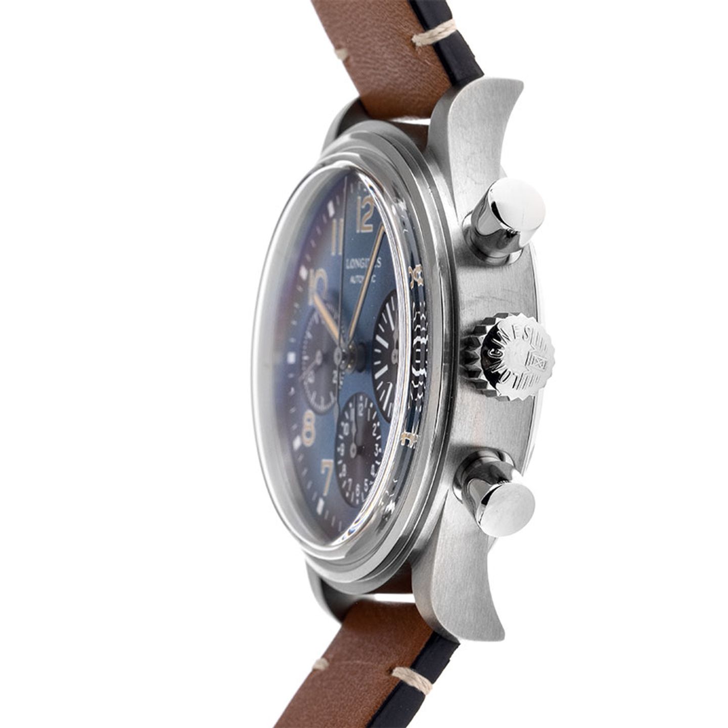 Longines Avigation L2.816.1.93.2 (2025) - Blue dial 41 mm Titanium case (4/7)