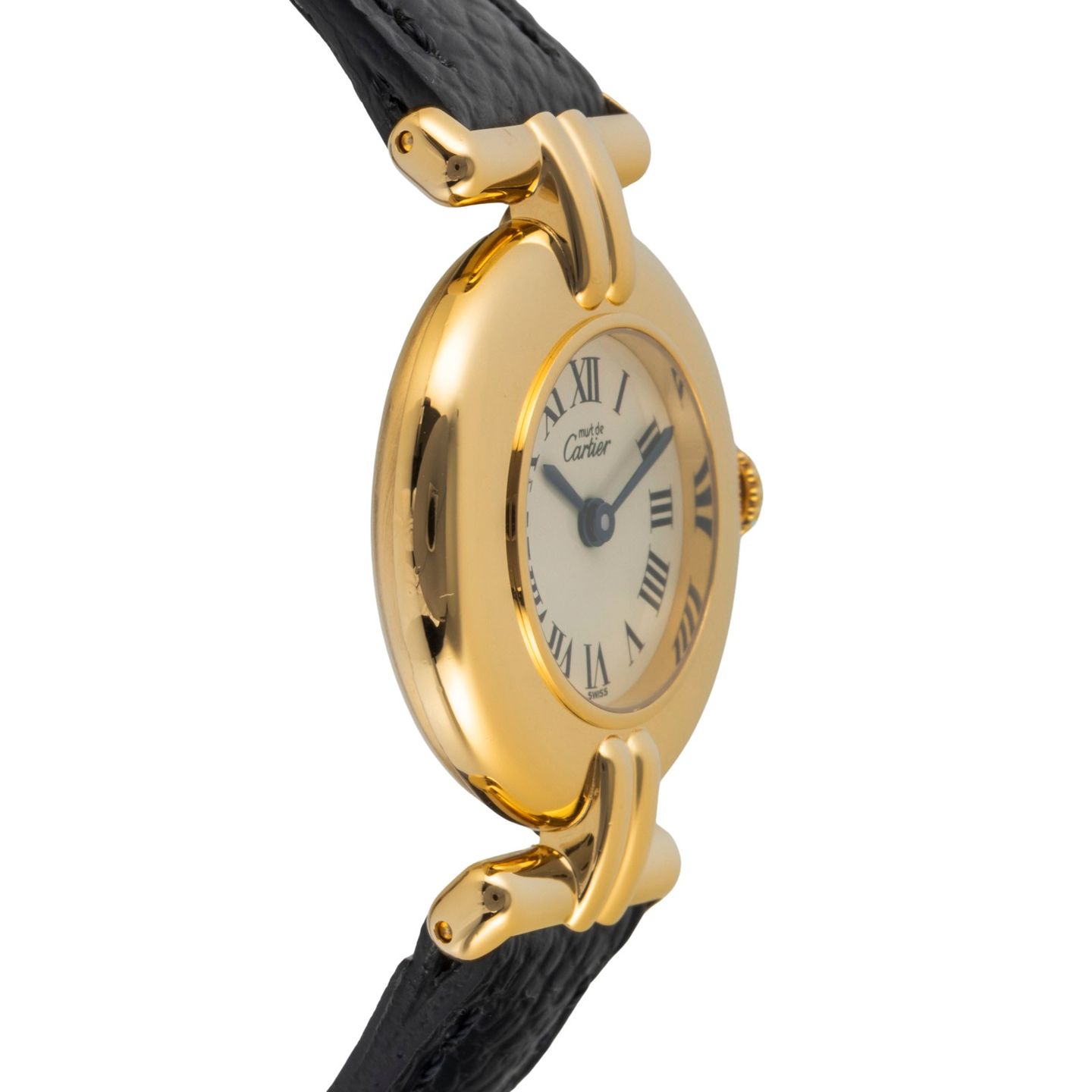 Cartier Tank Vermeil 590002 (1990) - Beige dial 24 mm Silver case (7/8)