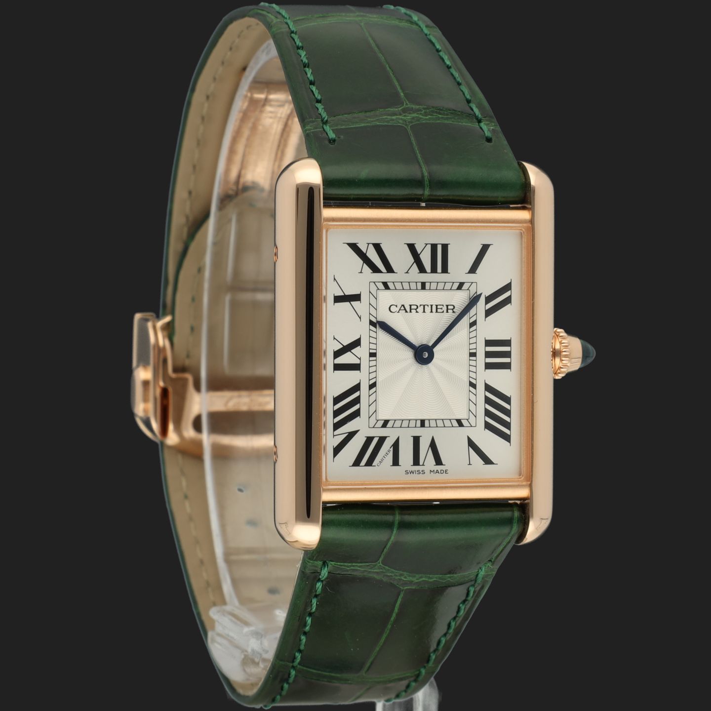 Cartier Tank Louis Cartier WGTA0011 (2025) - Silver dial 34 mm Rose Gold case (4/8)