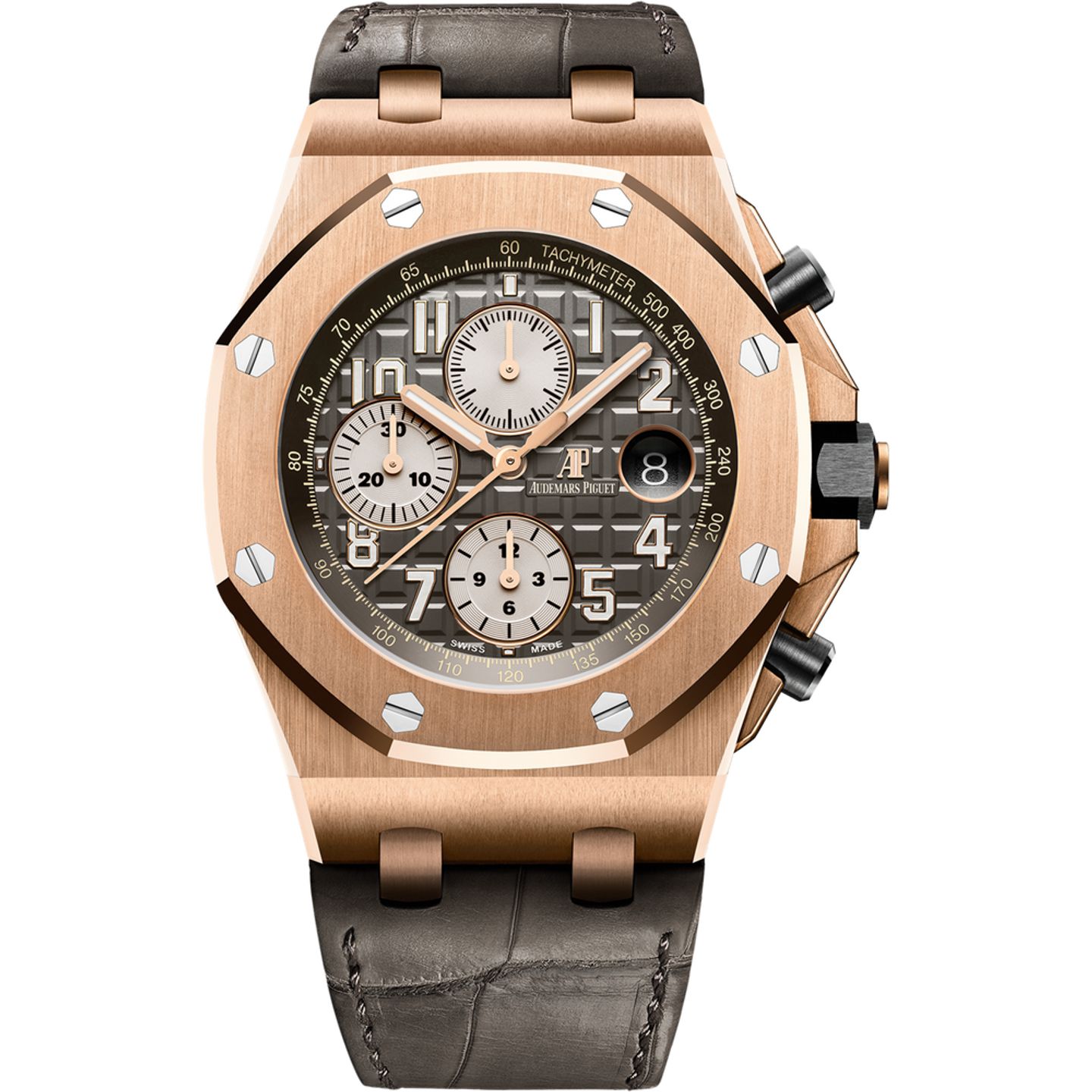 Audemars Piguet Royal Oak Offshore Chronograph 26470OR.OO.A125CR.01 (2025) - Grey dial 42 mm Rose Gold case (1/1)