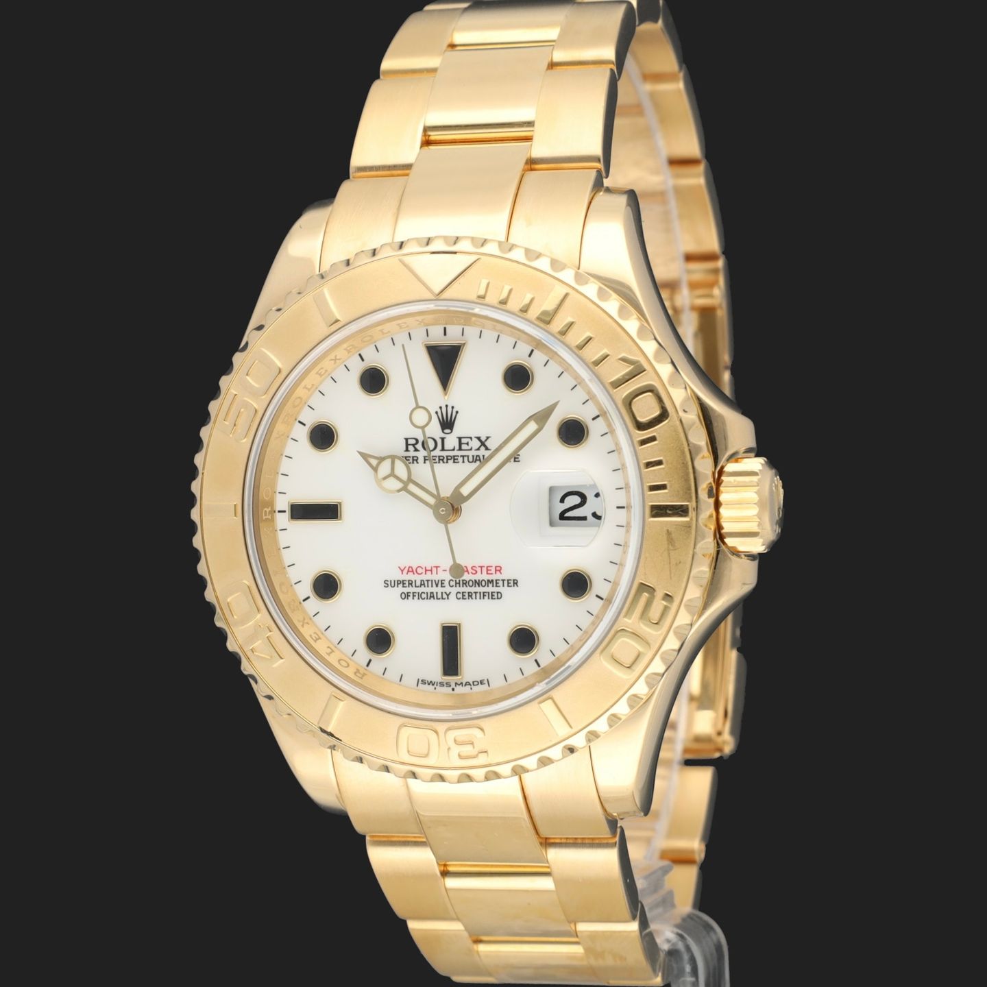 Rolex Yacht-Master 40 16628 (2007) - 40 mm Yellow Gold case (1/8)