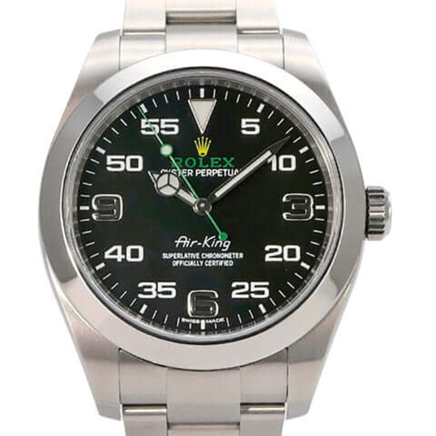 Rolex Air-King 116900 (2020) - Zwart wijzerplaat 40mm Staal (1/8)