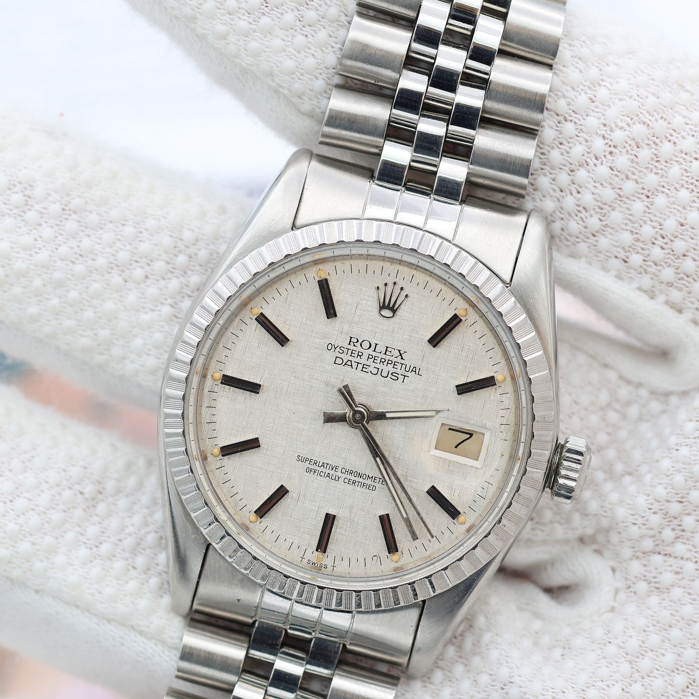 Rolex Datejust 36 16030 (Onbekend (willekeurig serienummer)) - Zilver wijzerplaat 36mm Staal (4/8)