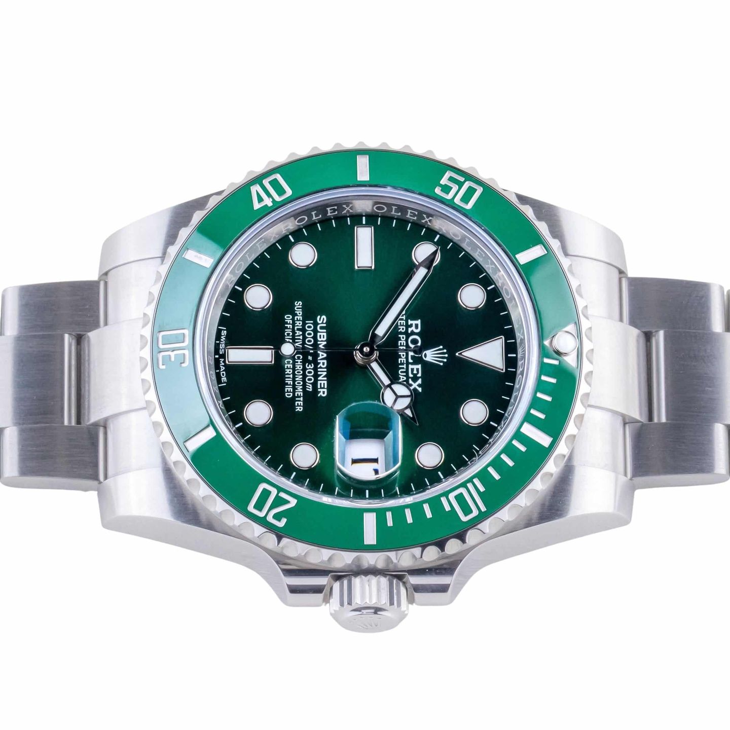 Rolex Submariner Date 116610LV (2018) - Groen wijzerplaat 40mm Staal (6/8)