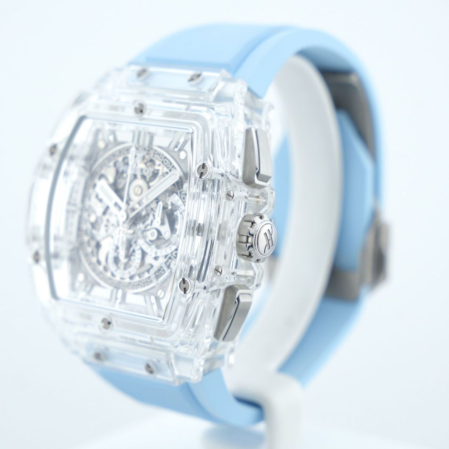 Hublot Spirit of Big Bang 601.JX.0120.RT (Unknown (random serial)) - Transparent dial 45 mm Plastic case (2/8)