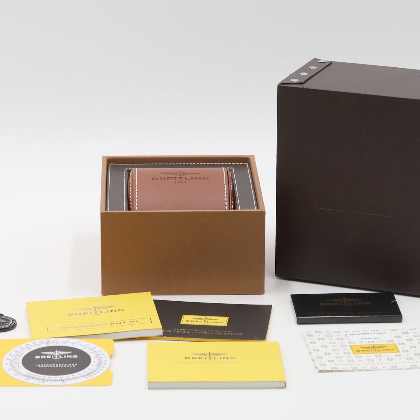 Breitling Montbrillant AB0130012/G709 (Unknown (random serial)) - Silver dial 40 mm Steel case (8/8)