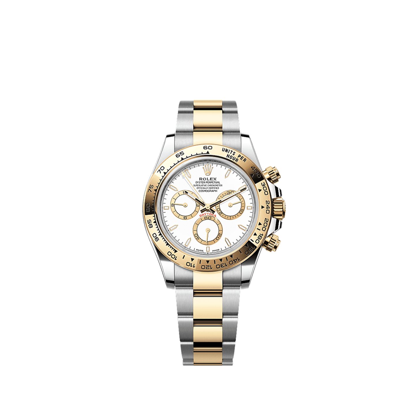 Rolex Daytona 126503 (2025) - White dial 40 mm Gold/Steel case (1/7)