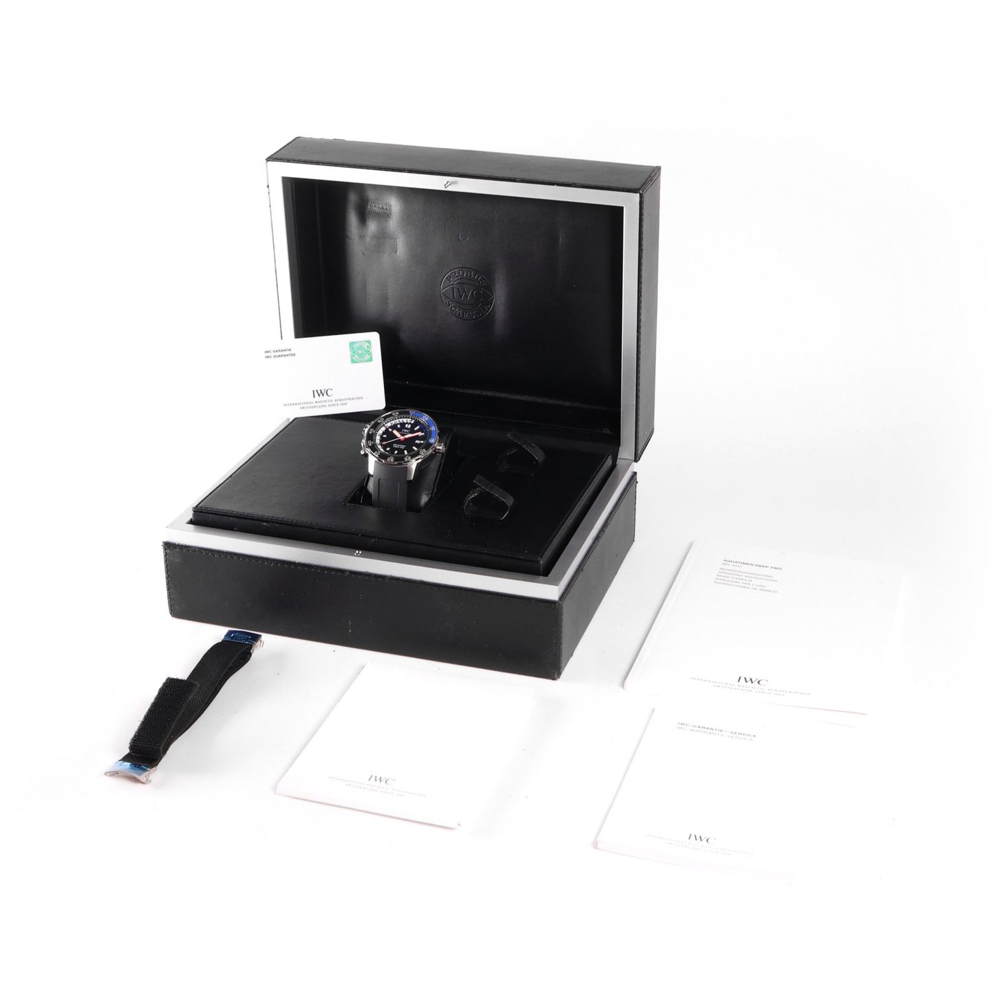 IWC Aquatimer Deep Two IW354702 (2011) - Black dial 46 mm Steel case (6/6)