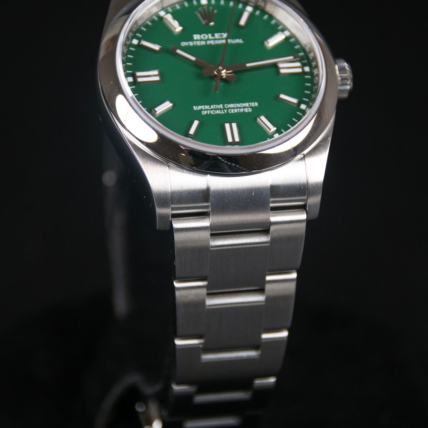 Rolex Oyster Perpetual 36 126000 (2022) - Green dial 36 mm Steel case (4/8)