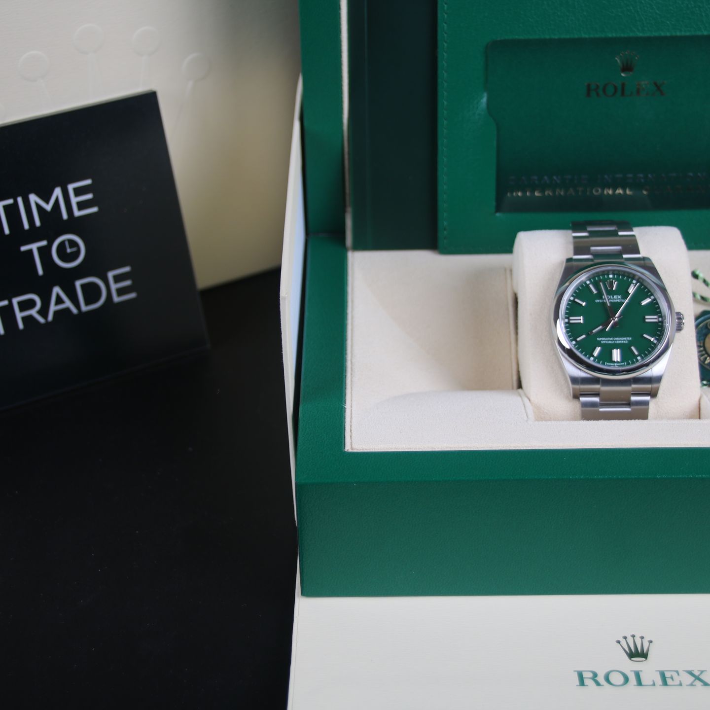 Rolex Oyster Perpetual 36 126000 (2022) - Green dial 36 mm Steel case (8/8)